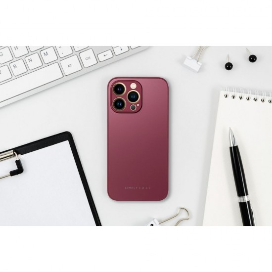 Apple iPhone 14 Roar Matte Glass Bordo Кейс