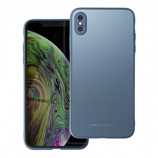 Apple iPhone XS Max Roar Matte Glass Blue Кейс
