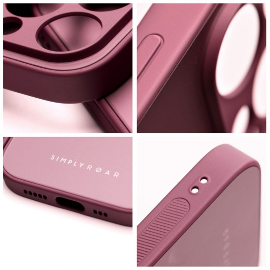 Apple iPhone X, XS Roar Matte Glass Bordo Кейс