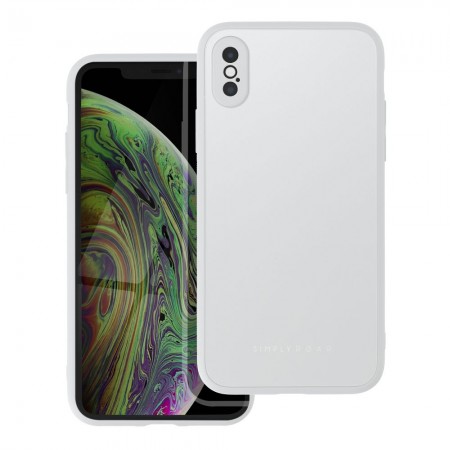 Apple iPhone X, XS Roar Matte Glass Silver Кейс