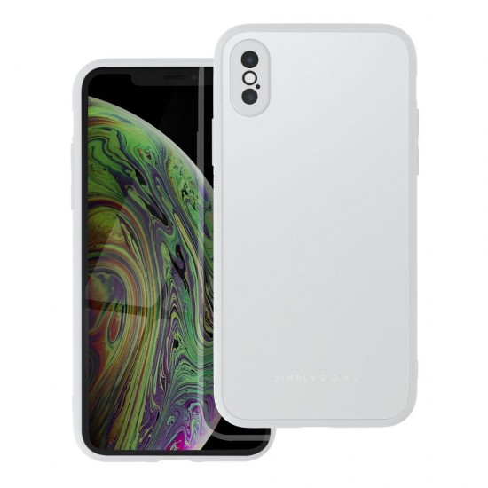 Apple iPhone X, XS Roar Matte Glass Silver Кейс