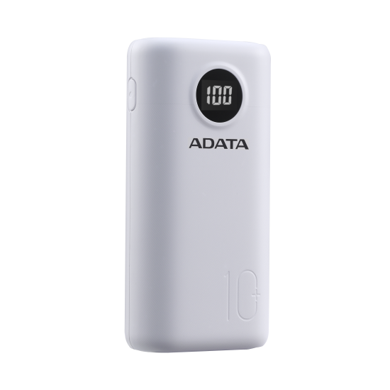 Adata P10000QCD White Външна батерия