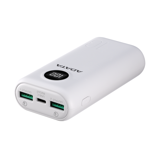 Adata P10000QCD White Външна батерия