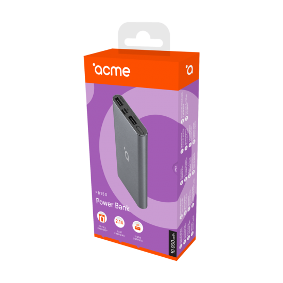 Acme PB15G Grey Външна батерия