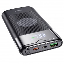 Hoco J63 Velocity PD20W+QG3.0 Wireless Charging Black Външна батерия Hoco J63 Velocity PD20W+QG3.0 Wireless Charging Black Външна батерия