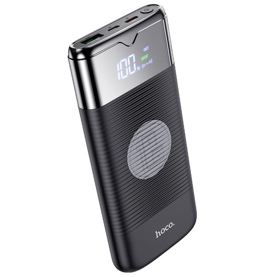 Hoco J63 Velocity PD20W+QG3.0 Wireless Charging Black Външна батерия