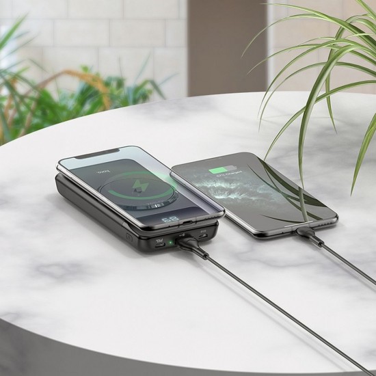 Hoco J76 Bobby Magnetic Fast Charging Black Външна батерия