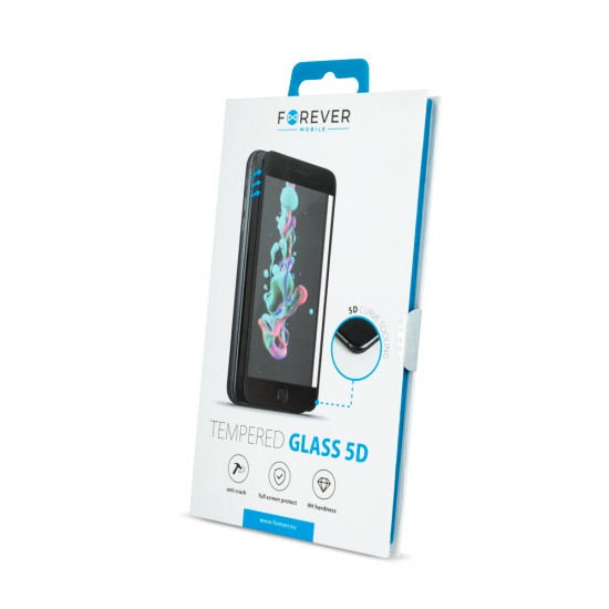 Apple iPhone 12, 12 Pro Forever Tempered Glass 5D Black Frame Протектор