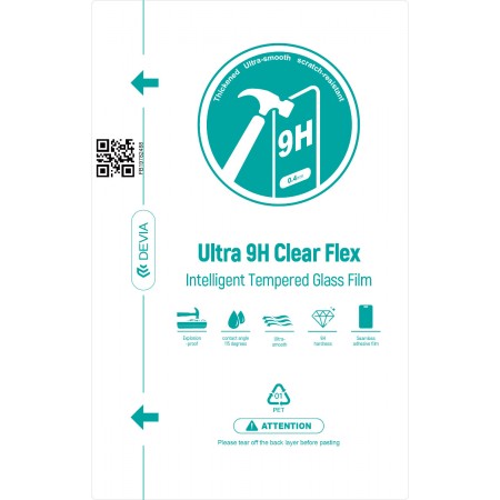 Devia 140387 9H Clear Flex Glass Протектор