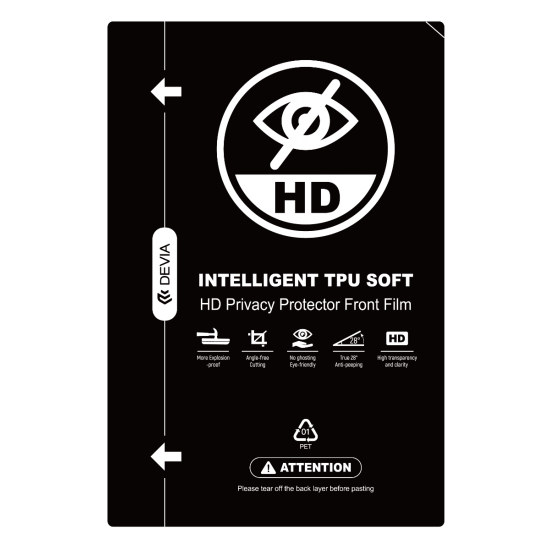 Devia 386213 TPU Soft HD Privacy DV1714 Протектор