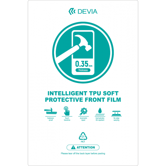 Devia 106321 TPU Soft 0,35mm DV01001 Протектор