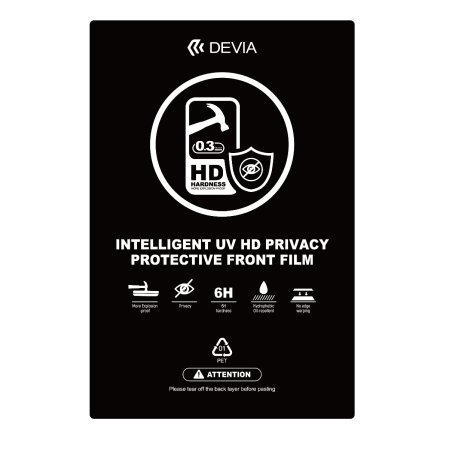 Devia DV1179 UV HD Privacy Протектор