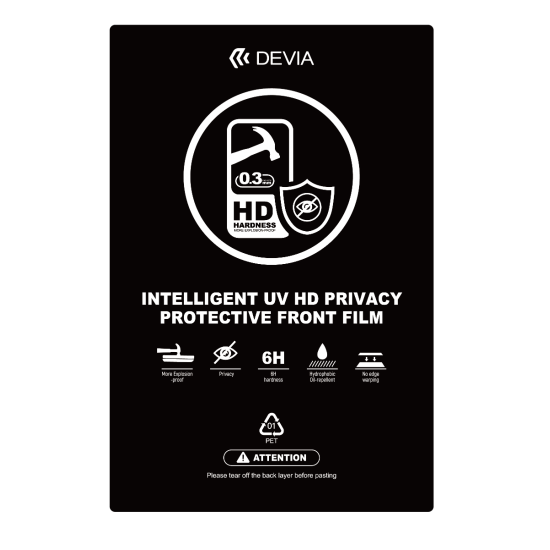 Devia DV1179 UV HD Privacy Протектор