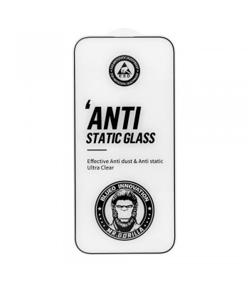 Apple iPhone 17 Pro Max 5D Mr. Monkey Antistatic Dustproof Black Glass Протектор