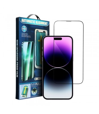 Apple iPhone XR, 11 PT 5D Full Glue Glass Black + Applicator Протектор