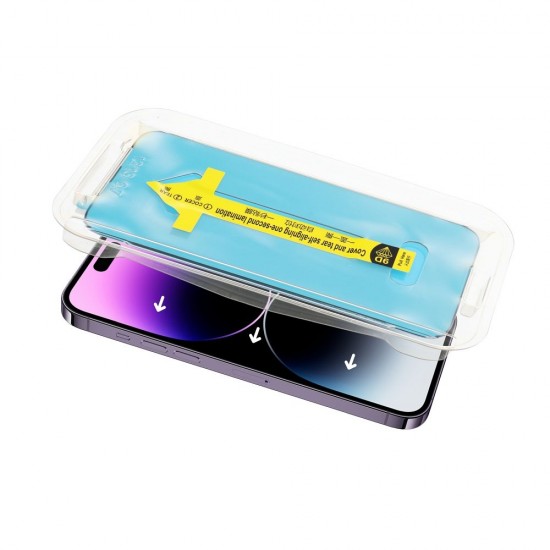 Apple iPhone XR, 11 PT 5D Full Glue Glass Black + Applicator Протектор