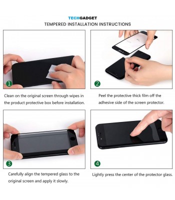 Samsung A40 11D Full Glue Glass Black Протектор