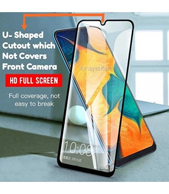Samsung A50 11D Full Glue Glass Black Протектор