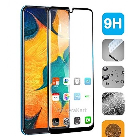 Samsung A50 11D Full Glue Glass Black Протектор