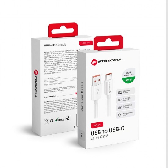 Forcell C336 White Кабел