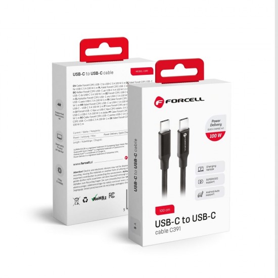 Forcell C391 Black Кабел