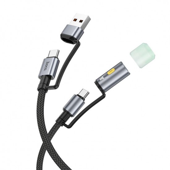 Адаптери и кабели - Hoco U138 Light Black Кабел