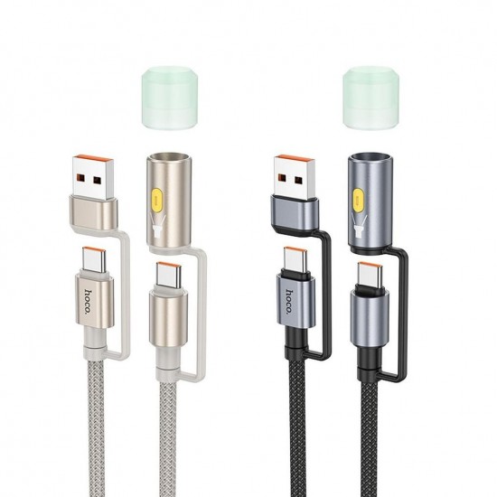Адаптери и кабели - Hoco U138 Light Black Кабел
