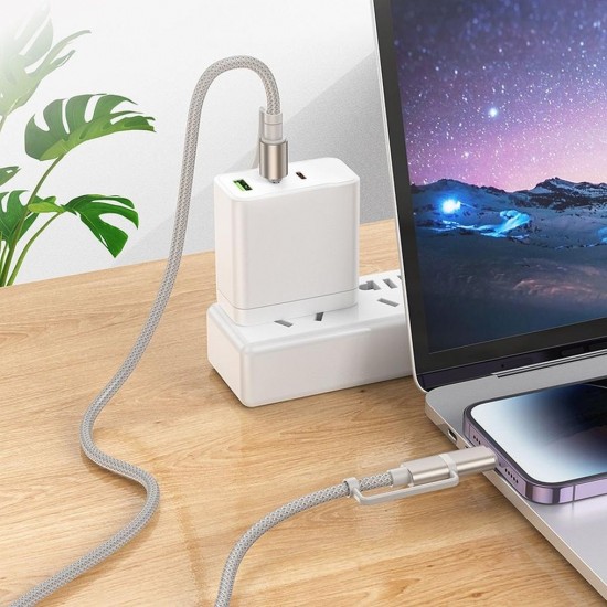Адаптери и кабели - Hoco U138 Lighter C Black Кабел