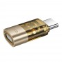 Hoco UA36D Transparent Gold Адаптер Hoco UA36D Transparent Gold Адаптер