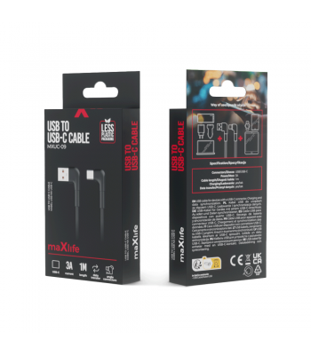 Maxlife MXUC-09 USB to USB-C Кабел