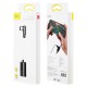 Baseus CATL45-01 Type-C M To Type-C F + 3.5mm. Female Adapter L45 Black S1-080633 Адаптер