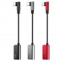 Baseus CATL45-01 Type-C M To Type-C F + 3.5mm. Female Adapter L45 Black S1-080633 Адаптер Baseus CATL45-01 Type-C M To Type-C F + 3.5mm. Female Adapter L45 Black S1-080633 Адаптер