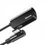 Baseus CATL45-01 Type-C M To Type-C F + 3.5mm. Female Adapter L45 Black S1-080633 Адаптер Baseus CATL45-01 Type-C M To Type-C F + 3.5mm. Female Adapter L45 Black S1-080633 Адаптер