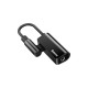Baseus CATL45-01 Type-C M To Type-C F + 3.5mm. Female Adapter L45 Black S1-080633 Адаптер
