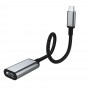Hoco HB21 Type-C to HDMI Metal Grey Адаптер Hoco HB21 Type-C to HDMI Metal Grey Адаптер