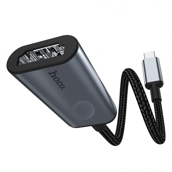 Hoco HB21 Type-C to HDMI Metal Grey Адаптер