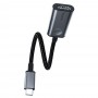 Hoco HB21 Type-C to HDMI Metal Grey Адаптер Hoco HB21 Type-C to HDMI Metal Grey Адаптер