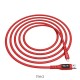 Hoco S6 Sentinel Charging Data Timing Displey Micro Red Кабел