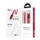 Hoco S6 Sentinel Charging Data Timing Displey Micro Red Кабел