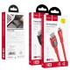 Hoco S6 Sentinel Charging Data Timing Displey Micro Red Кабел