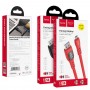 Hoco S6 Sentinel Charging Data Timing Displey Micro Red Кабел