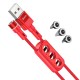 Hoco U98 3 in 1 Red Кабел
