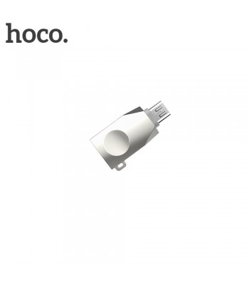 Hoco UA10 Micro USB OTG Pearl Nickel Адаптер
