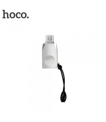 Hoco UA10 Micro USB OTG Pearl Nickel Адаптер