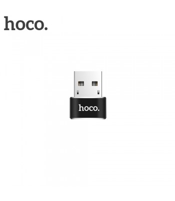 Hoco UA6 USB To Type-C Converter Black Адаптер