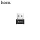 Hoco UA6 USB To Type-C Converter Black Адаптер