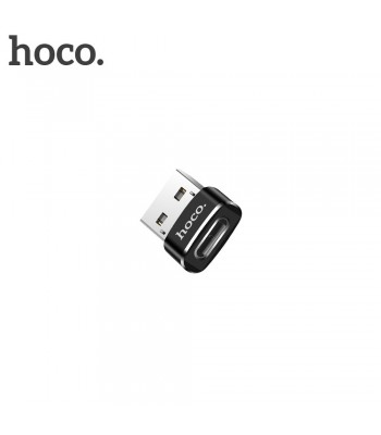 Hoco UA6 USB To Type-C Converter Black Адаптер