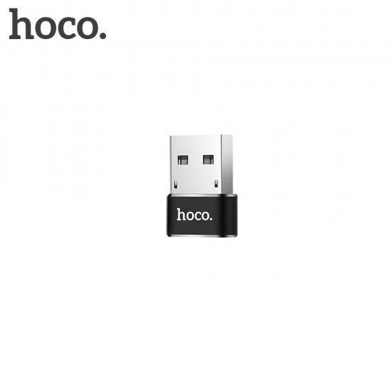 Hoco UA6 USB To Type-C Converter Black Адаптер