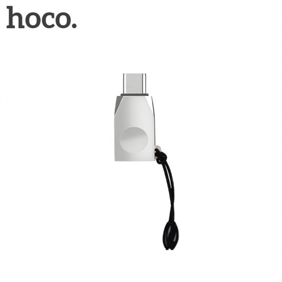 Hoco UA9 Type-C OTG Pearl Nickel Адаптер