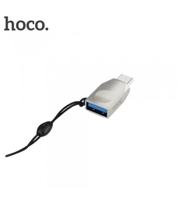 Hoco UA9 Type-C OTG Pearl Nickel Адаптер